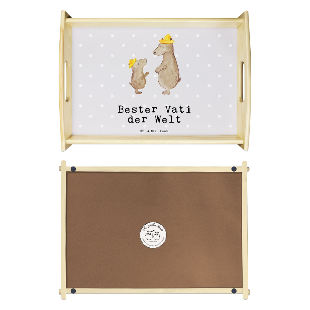 Serviertablett Bär Bester Vati der Welt Tablett, Holztablett, Küchentablett, Dekotablett, Frühstückstablett, für, Dankeschön, Geschenk, Schenken, Geburtstag, Geburtstagsgeschenk, Geschenkidee, Danke, Bedanken, Mitbringsel, Freude machen, Geschenktipp, Vater, Papa, Dad, Daddy, Paps, Papi, Vati, Eltern, Geschenk Vater, Mann, Familie, Bester, Kleinigkeit