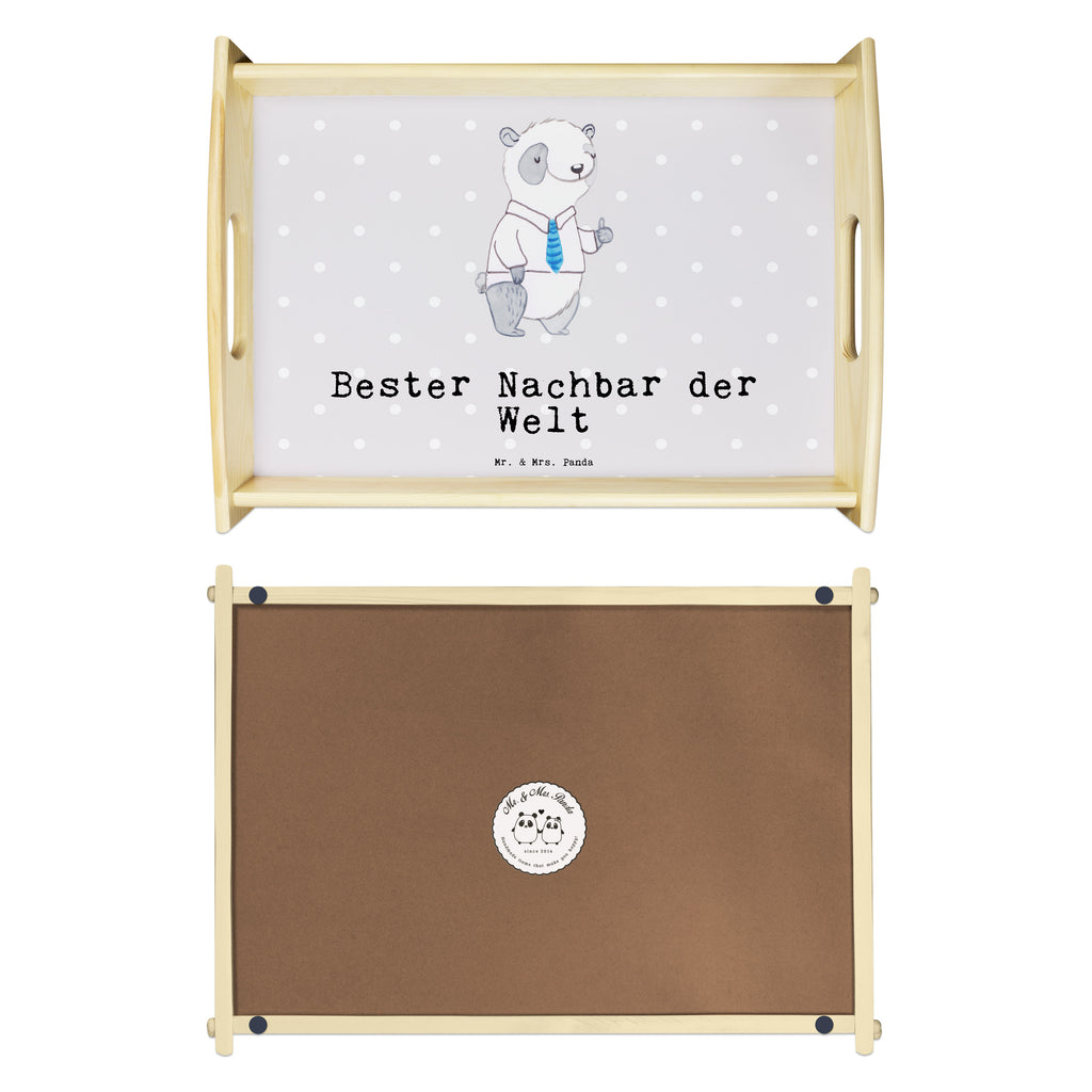 Serviertablett Panda Bester Nachbar der Welt Tablett, Holztablett, Küchentablett, Dekotablett, Frühstückstablett, für, Dankeschön, Geschenk, Schenken, Geburtstag, Geburtstagsgeschenk, Geschenkidee, Danke, Bedanken, Mitbringsel, Freude machen, Geschenktipp, Nachbar, Nachbarn, Nachbarschaft, Freund, Angrenzer, Anwohner, Bewohner, Freundschaft