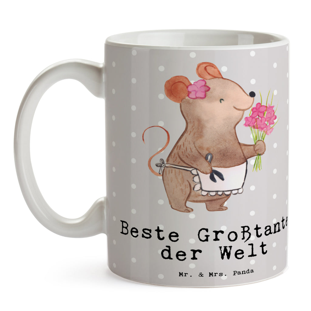 Tasse Maus Beste Großtante der Welt Becher, Kaffeetasse, Kaffeebecher, Tee, Frühstück, Büro, für, Dankeschön, Geschenk, Schenken, Geburtstag, Geburtstagsgeschenk, Geschenkidee, Danke, Bedanken, Mitbringsel, Freude machen, Geschenktipp, Großtante, Grosstante, Tante, Lieblingstante, Familie, Schwester, Tanten, Kleinigkeit, Beste, Nichte, Neffe, Groß