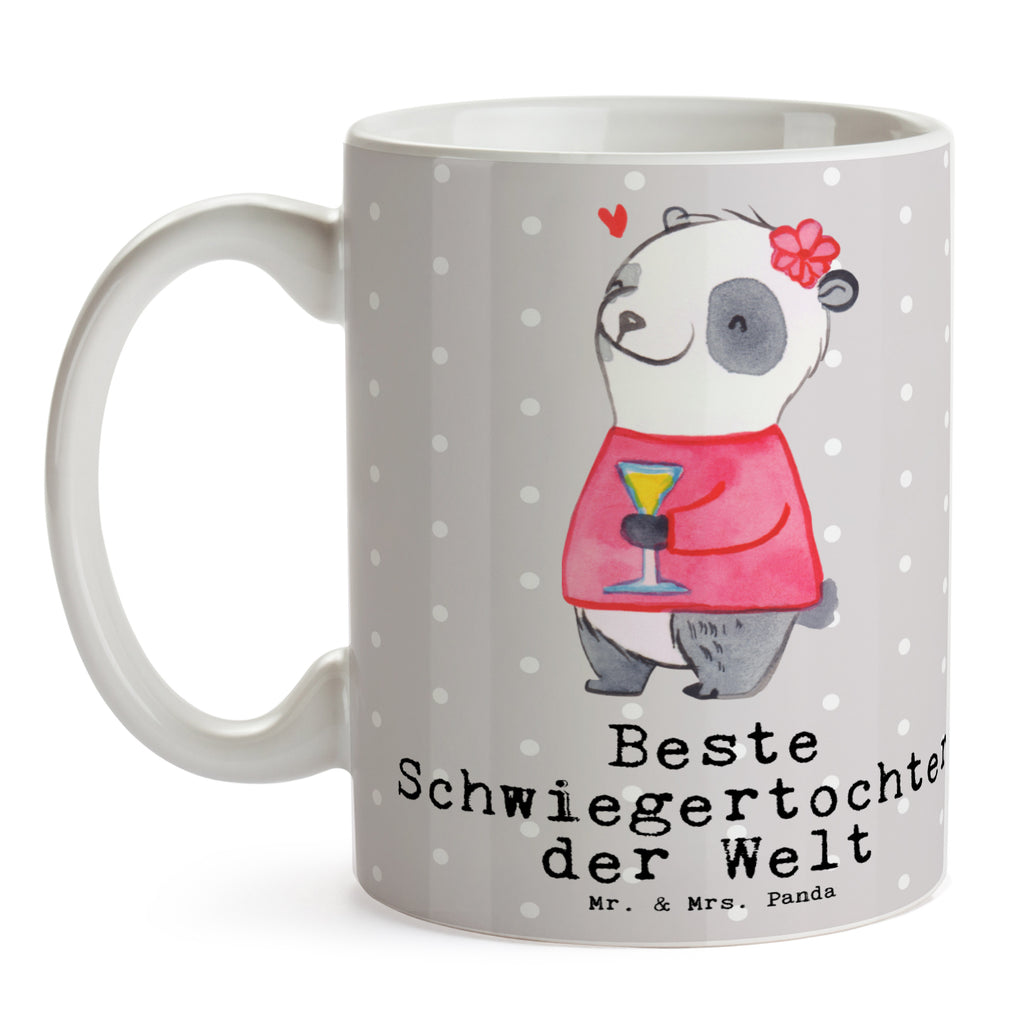 Tasse Panda Beste Schwiegertochter der Welt Becher, Kaffeetasse, Kaffeebecher, Tee, Frühstück, Büro, für, Dankeschön, Geschenk, Schenken, Geburtstag, Geburtstagsgeschenk, Geschenkidee, Danke, Bedanken, Mitbringsel, Freude machen, Geschenktipp, Schwiegertochter, Tochter, Ehefrau des Sohns, Frau, angeheiratet, Hochzeit