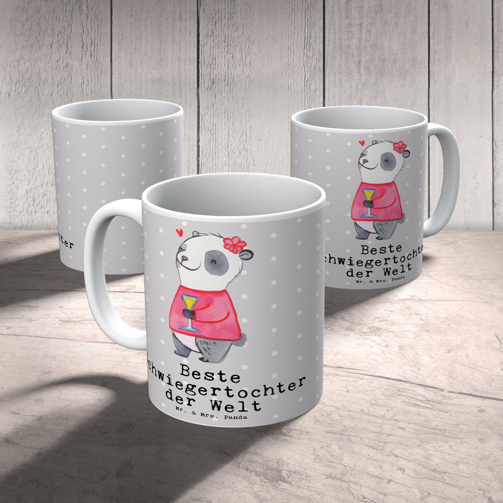 Tasse Panda Beste Schwiegertochter der Welt Becher, Kaffeetasse, Kaffeebecher, Tee, Frühstück, Büro, für, Dankeschön, Geschenk, Schenken, Geburtstag, Geburtstagsgeschenk, Geschenkidee, Danke, Bedanken, Mitbringsel, Freude machen, Geschenktipp, Schwiegertochter, Tochter, Ehefrau des Sohns, Frau, angeheiratet, Hochzeit