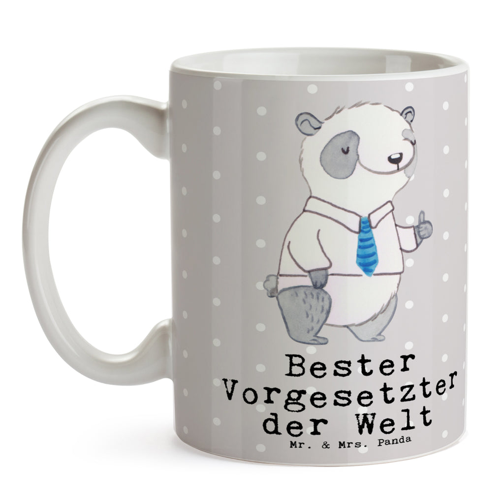 Tasse Panda Bester Vorgesetzter der Welt Becher, Kaffeetasse, Kaffeebecher, Tee, Frühstück, Büro, für, Dankeschön, Geschenk, Schenken, Geburtstag, Geburtstagsgeschenk, Geschenkidee, Danke, Bedanken, Mitbringsel, Freude machen, Geschenktipp, Chef, Boss, Abschiedsgeschenk, Abteilungsleiter, Kollege, Vorgesetzter, Vorgesetzte, Arbeit, Leiter, Arbeitgeber, Führungskraft