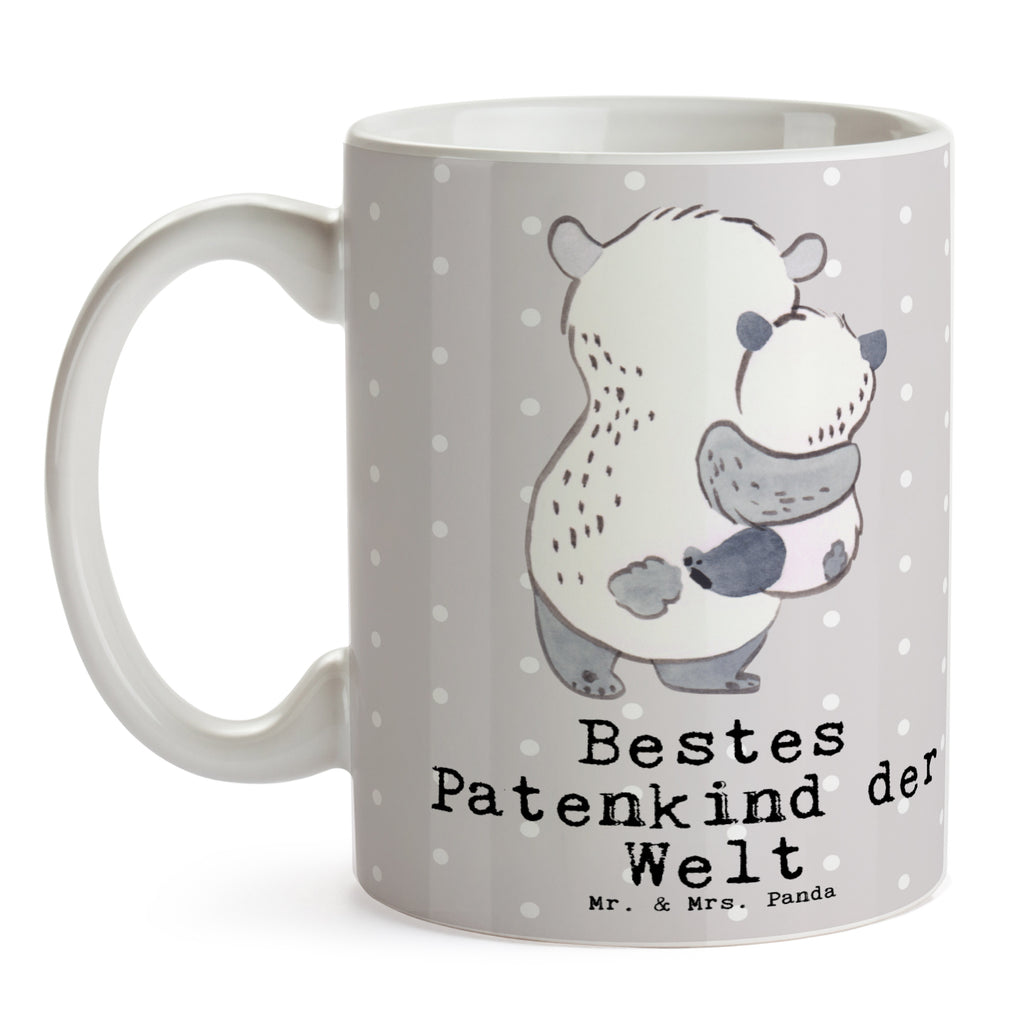 Tasse Panda Bestes Patenkind der Welt Becher, Kaffeetasse, Kaffeebecher, Tee, Frühstück, Büro, für, Dankeschön, Geschenk, Schenken, Geburtstag, Geburtstagsgeschenk, Geschenkidee, Danke, Bedanken, Mitbringsel, Freude machen, Geschenktipp, Patenkind, Paten Kind, Pate, Taufe, Taufgeschenk, Patenonkel, Patentante, Tauffeier, Täufling, Nichte, Neffe