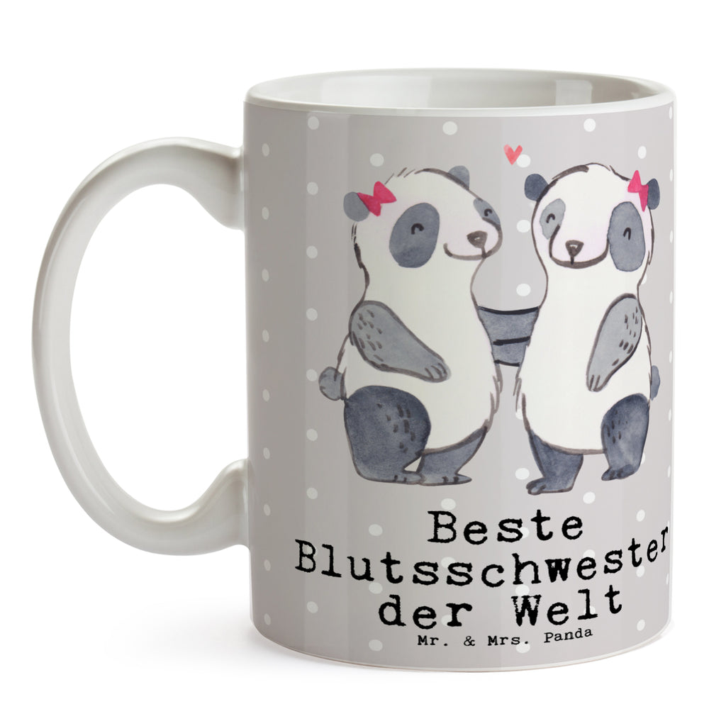 Tasse Panda Beste Blutsschwester der Welt Becher, Kaffeetasse, Kaffeebecher, Tee, Frühstück, Büro, für, Dankeschön, Geschenk, Schenken, Geburtstag, Geburtstagsgeschenk, Geschenkidee, Danke, Bedanken, Mitbringsel, Freude machen, Geschenktipp, Blutsschwester, Blutsgeschwister, Freundin, Bae, Schwestern, Schwester, Geschwister, Schwesterherz, Sister, Familie, Kleinigkeit, Beste, Tochter, Liebe