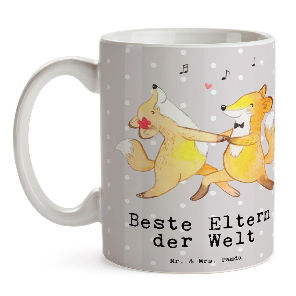 Tasse Fuchs Beste Eltern der Welt Becher, Kaffeetasse, Kaffeebecher, Tee, Frühstück, Büro, für, Dankeschön, Geschenk, Schenken, Geburtstag, Geburtstagsgeschenk, Geschenkidee, Danke, Bedanken, Mitbringsel, Freude machen, Geschenktipp, Eltern, Mama, Papa, Erzeuger, Mami, Papi, Familie, Elternpaar, Mama und Papa