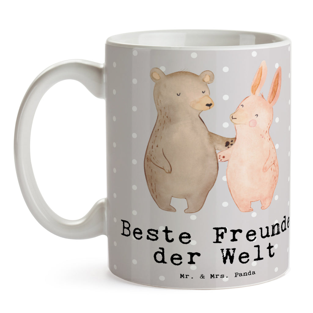 Tasse Hase Beste Freunde der Welt Becher, Kaffeetasse, Kaffeebecher, Tee, Frühstück, Büro, für, Dankeschön, Geschenk, Schenken, Geburtstag, Geburtstagsgeschenk, Geschenkidee, Danke, Bedanken, Mitbringsel, Freude machen, Geschenktipp, Freunde, best friends, Freundschaft, Freundin, Freund, Clique, Kumpel, bae, bff