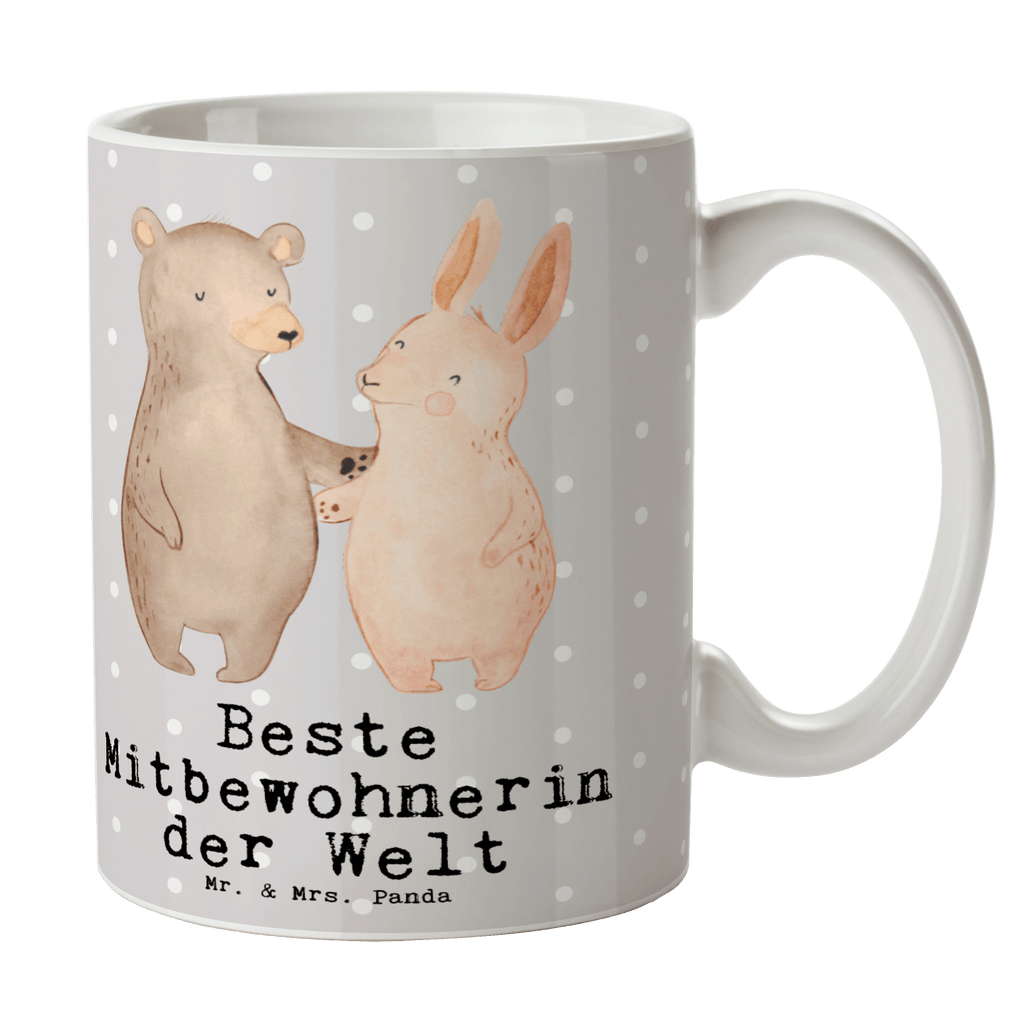 Tasse Hase Beste Mitbewohnerin der Welt Becher, Kaffeetasse, Kaffeebecher, Tee, Frühstück, Büro, für, Dankeschön, Geschenk, Schenken, Geburtstag, Geburtstagsgeschenk, Geschenkidee, Danke, Bedanken, Mitbringsel, Freude machen, Geschenktipp, Mitbewohnerin, WG, Zimmernachbarin, Wohngemeinschaft, WG-Bewohnerin, Zimmerkollegin, Zimmergenossin, Stubenkameradin