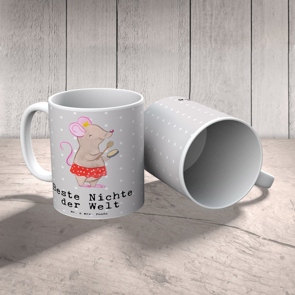 Tasse Maus Beste Nichte der Welt Becher, Kaffeetasse, Kaffeebecher, Tee, Frühstück, Büro, für, Dankeschön, Geschenk, Schenken, Geburtstag, Geburtstagsgeschenk, Geschenkidee, Danke, Bedanken, Mitbringsel, Freude machen, Geschenktipp, Nichte, Onkel, Tante, Patentante, Patenonkel, Patenkind, Taufe, Tochter der Schwester, Tochter des Bruders, Beste