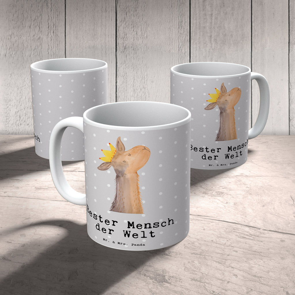 Tasse Lama Bester Mensch der Welt Becher, Kaffeetasse, Kaffeebecher, Tee, Frühstück, Büro, für, Dankeschön, Geschenk, Schenken, Geburtstag, Geburtstagsgeschenk, Geschenkidee, Danke, Bedanken, Mitbringsel, Freude machen, Geschenktipp, Lieblingsmensch, Liebling, Lieblings Mensch, tollster Mensch, Vorbild, Partner, Ehemann, Ehefrau, Liebe, Valentinstag