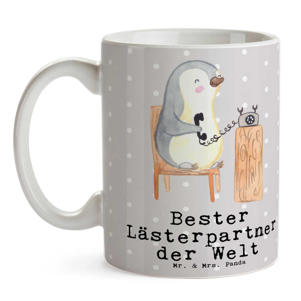 Tasse Pinguin Bester Lästerpartner der Welt Becher, Kaffeetasse, Kaffeebecher, Tee, Frühstück, Büro, für, Dankeschön, Geschenk, Schenken, Geburtstag, Geburtstagsgeschenk, Geschenkidee, Danke, Bedanken, Mitbringsel, Freude machen, Geschenktipp, Lästerpartner, Lesterpartner, lestern, Lästerschwester, Lästern, beste Freundin, Freundin, Spaß, bff