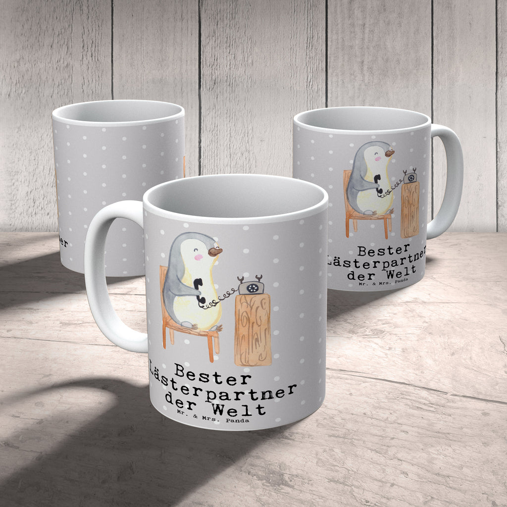 Tasse Pinguin Bester Lästerpartner der Welt Becher, Kaffeetasse, Kaffeebecher, Tee, Frühstück, Büro, für, Dankeschön, Geschenk, Schenken, Geburtstag, Geburtstagsgeschenk, Geschenkidee, Danke, Bedanken, Mitbringsel, Freude machen, Geschenktipp, Lästerpartner, Lesterpartner, lestern, Lästerschwester, Lästern, beste Freundin, Freundin, Spaß, bff