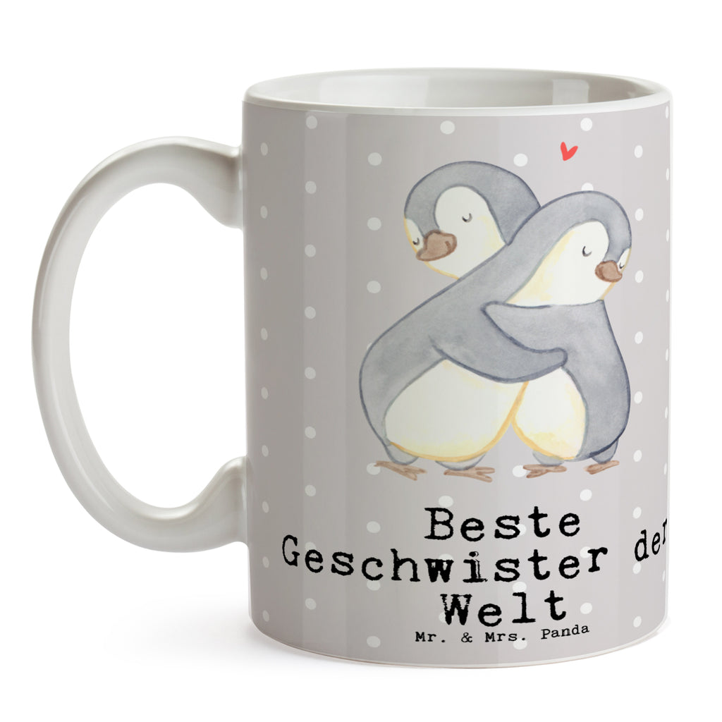Tasse Pinguin Beste Geschwister der Welt Becher, Kaffeetasse, Kaffeebecher, Tee, Frühstück, Büro, für, Dankeschön, Geschenk, Schenken, Geburtstag, Geburtstagsgeschenk, Geschenkidee, Danke, Bedanken, Mitbringsel, Freude machen, Geschenktipp, Geschwister, Geschwisterchen, Bruder, Schwester, Schwestern, Brüder, Familie, Nachwuchs