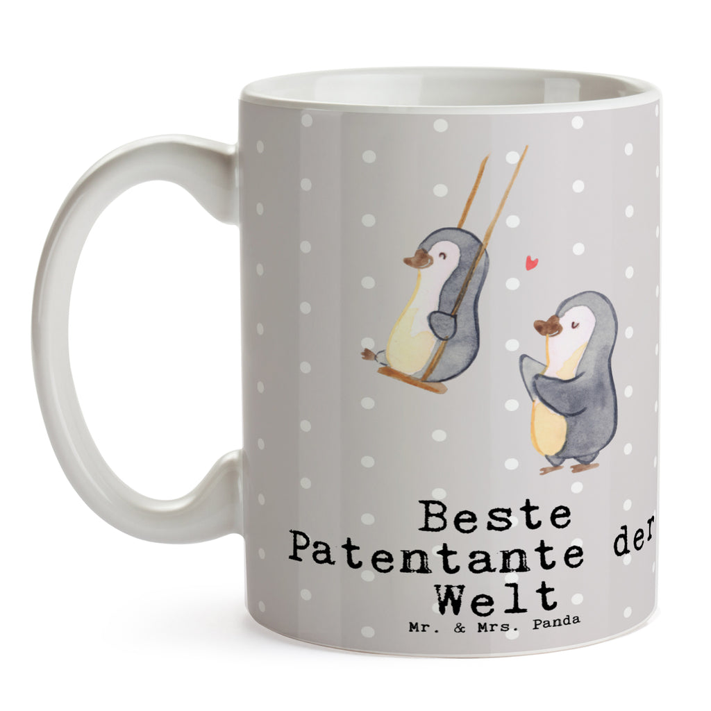 Tasse Pinguin Beste Patentante der Welt Becher, Kaffeetasse, Kaffeebecher, Tee, Frühstück, Büro, für, Dankeschön, Geschenk, Schenken, Geburtstag, Geburtstagsgeschenk, Geschenkidee, Danke, Bedanken, Mitbringsel, Freude machen, Geschenktipp, Patentante, Paten Tante, Lieblingstante, Taufpartner, Taufe, Familie, Kleinigkeit, Nichte, Neffe