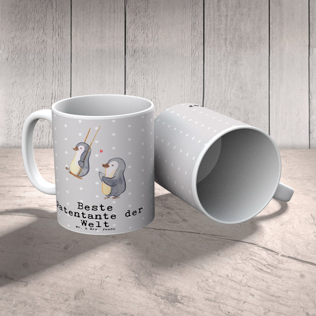 Tasse Pinguin Beste Patentante der Welt Becher, Kaffeetasse, Kaffeebecher, Tee, Frühstück, Büro, für, Dankeschön, Geschenk, Schenken, Geburtstag, Geburtstagsgeschenk, Geschenkidee, Danke, Bedanken, Mitbringsel, Freude machen, Geschenktipp, Patentante, Paten Tante, Lieblingstante, Taufpartner, Taufe, Familie, Kleinigkeit, Nichte, Neffe