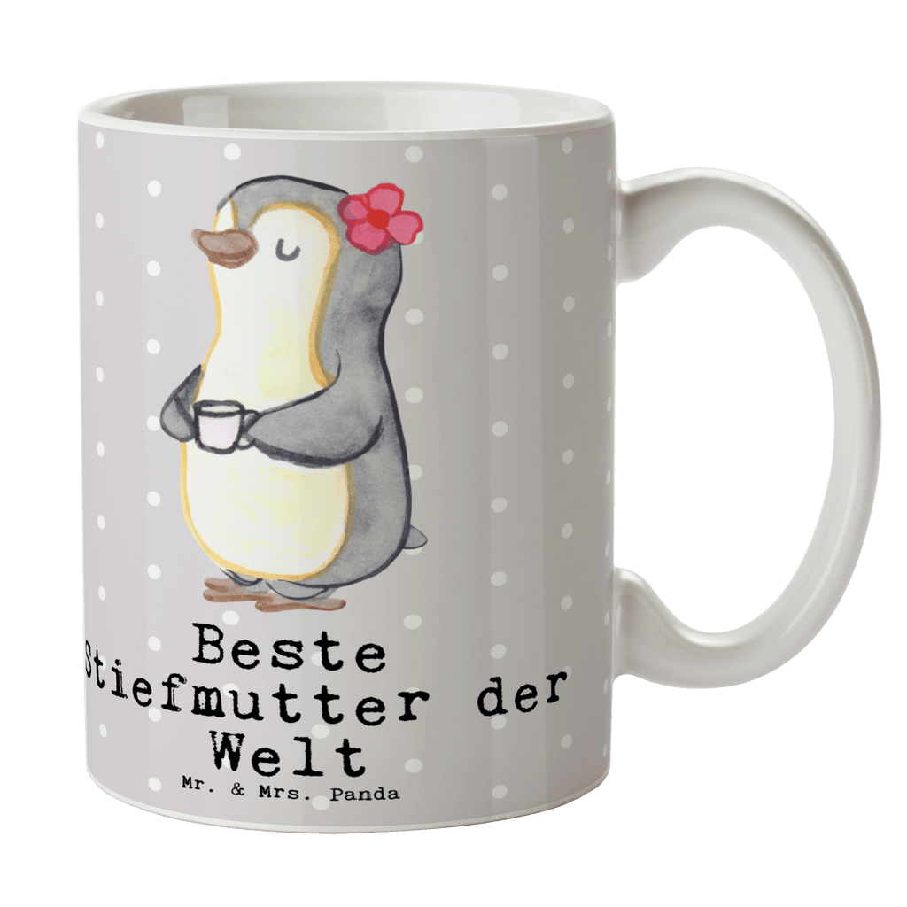 Tasse Pinguin Beste Stiefmutter der Welt Becher, Kaffeetasse, Kaffeebecher, Tee, Frühstück, Büro, für, Dankeschön, Geschenk, Schenken, Geburtstag, Geburtstagsgeschenk, Geschenkidee, Danke, Bedanken, Mitbringsel, Freude machen, Geschenktipp, Stiefmutter, Stief Mutter, Stiefmama, Mami, Mutter, Muttertag, Mutti, Mama, Tochter, Sohn, Beste