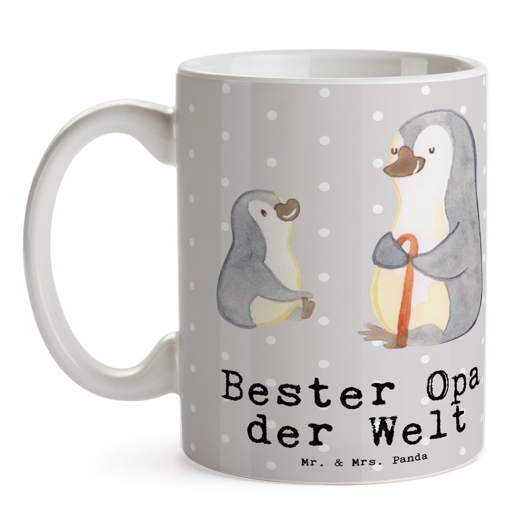Tasse Pinguin Bester Opa der Welt Becher, Kaffeetasse, Kaffeebecher, Tee, Frühstück, Büro, für, Dankeschön, Geschenk, Schenken, Geburtstag, Geburtstagsgeschenk, Geschenkidee, Danke, Bedanken, Mitbringsel, Freude machen, Geschenktipp, Großvater, Grossvater, Opa, Opi. Großpapa, Großeltern, Enkel, Enkelin, Enkelkind, Kleinigkeit, Oppa, Oppi, Bester