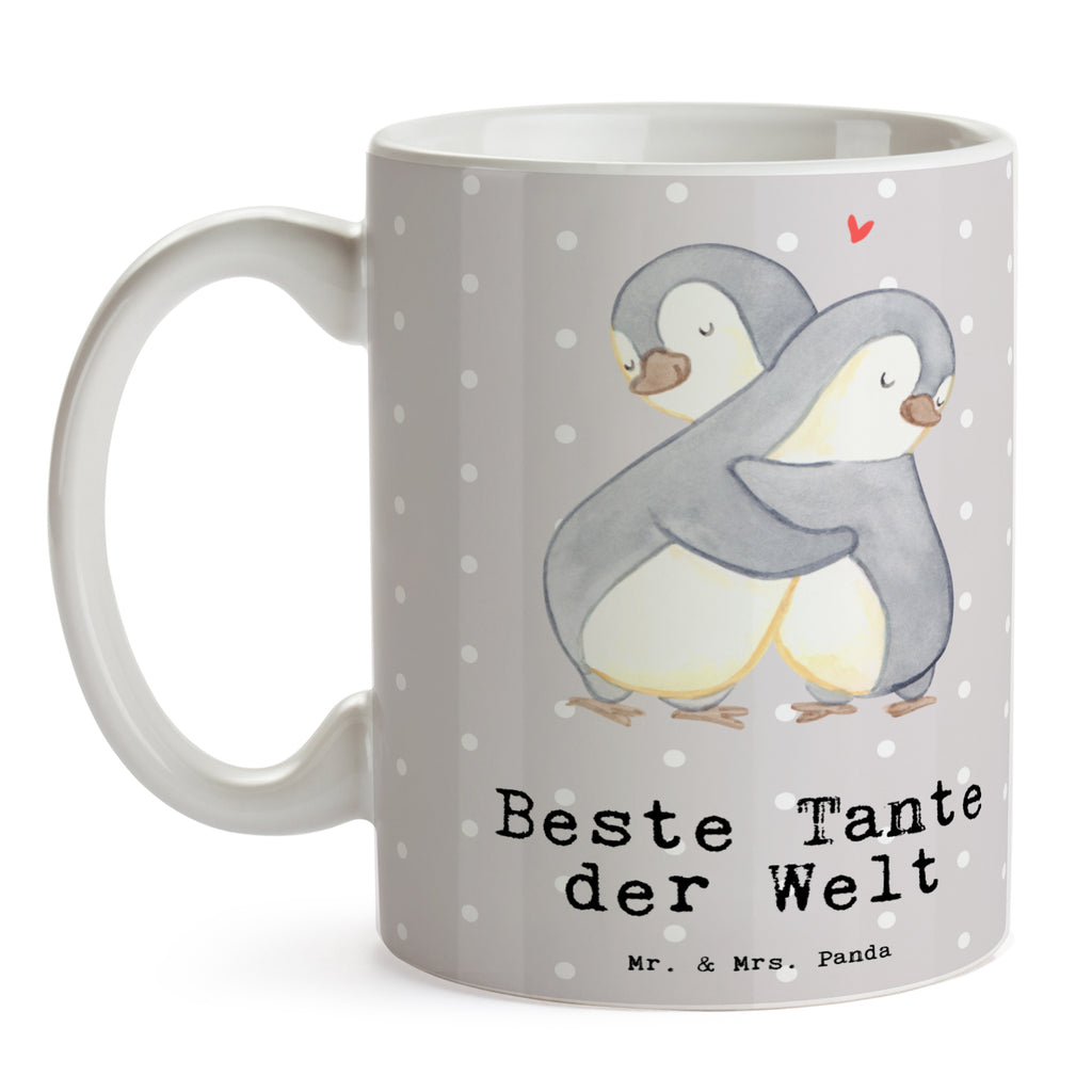 Tasse Pinguin Beste Tante der Welt Becher, Kaffeetasse, Kaffeebecher, Tee, Frühstück, Büro, für, Dankeschön, Geschenk, Schenken, Geburtstag, Geburtstagsgeschenk, Geschenkidee, Danke, Bedanken, Mitbringsel, Freude machen, Geschenktipp, Tante, Patentante, Paten Tante, Lieblingstante, Taufpartner, Taufe, Familie, Kleinigkeit, Nichte, Neffe