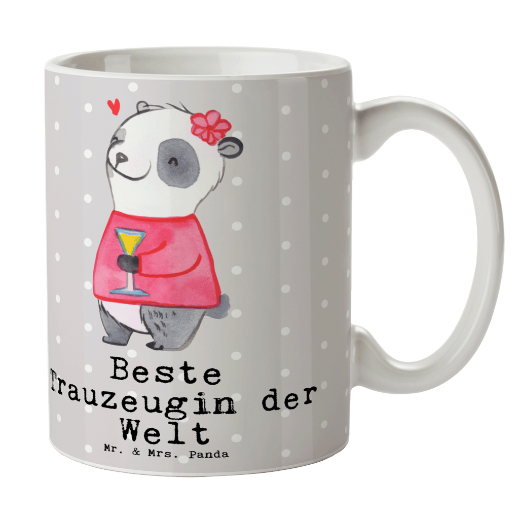 Tasse Panda Beste Trauzeugin der Welt Becher, Kaffeetasse, Kaffeebecher, Tee, Frühstück, Büro, für, Dankeschön, Geschenk, Schenken, Geburtstag, Geburtstagsgeschenk, Geschenkidee, Danke, Bedanken, Mitbringsel, Freude machen, Geschenktipp, Trauzeugin, Trauhzeugin, Freundin, Hochzeit, Heirat, JGA, Trauung, Kirche, Standesamt, Braut