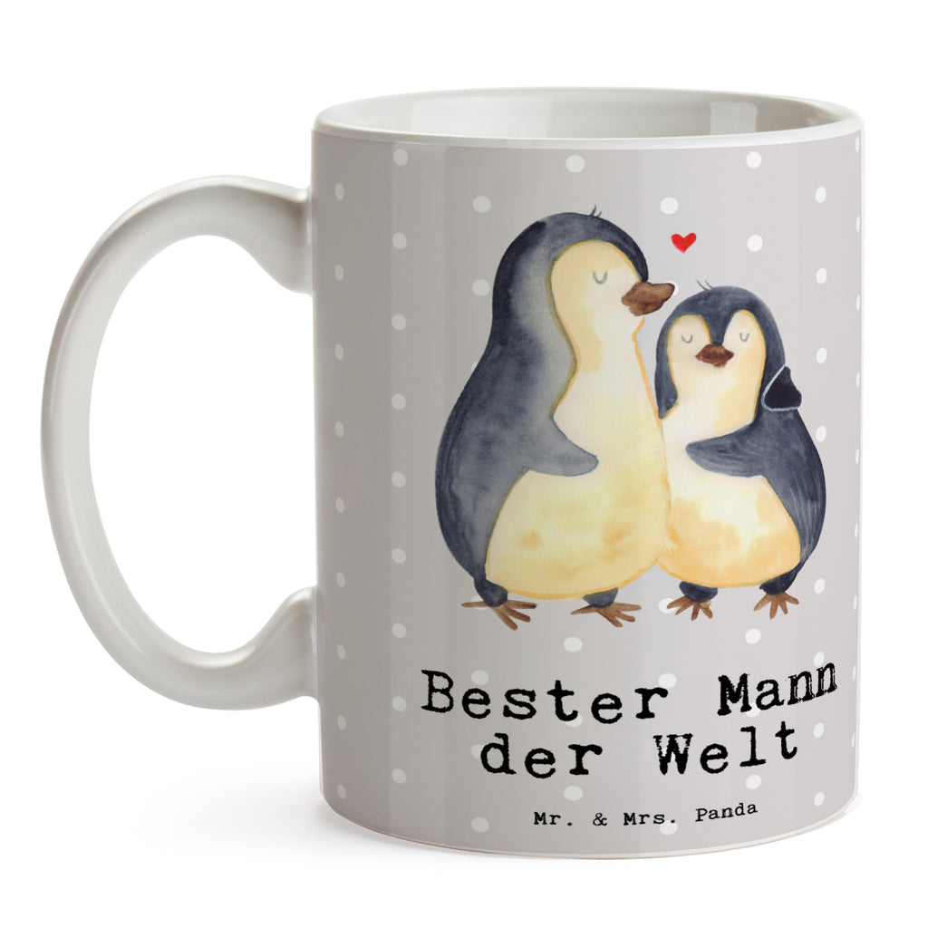 Tasse Pinguin Bester Mann der Welt Becher, Kaffeetasse, Kaffeebecher, Tee, Frühstück, Büro, für, Dankeschön, Geschenk, Schenken, Geburtstag, Geburtstagsgeschenk, Geschenkidee, Danke, Bedanken, Mitbringsel, Freude machen, Geschenktipp, Ehemann, Beste, Mann, Partner, Freund, Traummann, Liebling, Ehepartner, Ehe, Gatte, Lebensgefährte, Bräutigam, Kleinigkeit