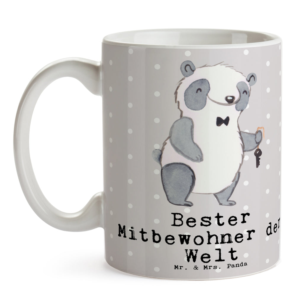 Tasse Panda Bester Mitbewohner der Welt Becher, Kaffeetasse, Kaffeebecher, Tee, Frühstück, Büro, für, Dankeschön, Geschenk, Schenken, Geburtstag, Geburtstagsgeschenk, Geschenkidee, Danke, Bedanken, Mitbringsel, Freude machen, Geschenktipp, Mitbewohner, WG, Zimmernachbar, Wohngemeinschaft, WG-Bewohner, Zimmerkollege, Zimmergenosse, Stubenkamerad