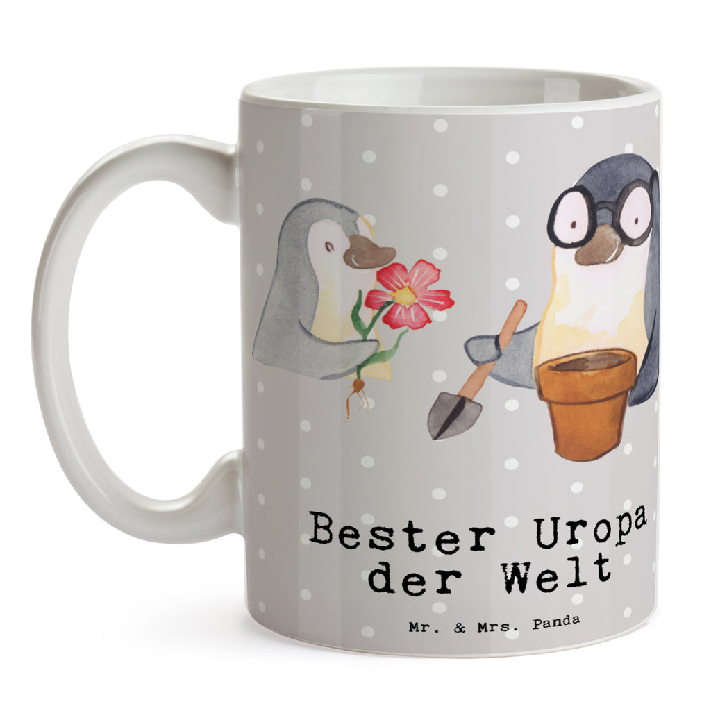 Tasse Pinguin Bester Uropa der Welt Becher, Kaffeetasse, Kaffeebecher, Tee, Frühstück, Büro, für, Dankeschön, Geschenk, Schenken, Geburtstag, Geburtstagsgeschenk, Geschenkidee, Danke, Bedanken, Mitbringsel, Freude machen, Geschenktipp, Uropa, Uhropa, Ur Opa, Urgroßeltern, Grossvater, Großvater, Opa, Opi. Großpapa, Großeltern, Enkel, Enkelin, Enkelkind, Kleinigkeit, Oppa, Oppi, Bester, Uropa Mitbringsel