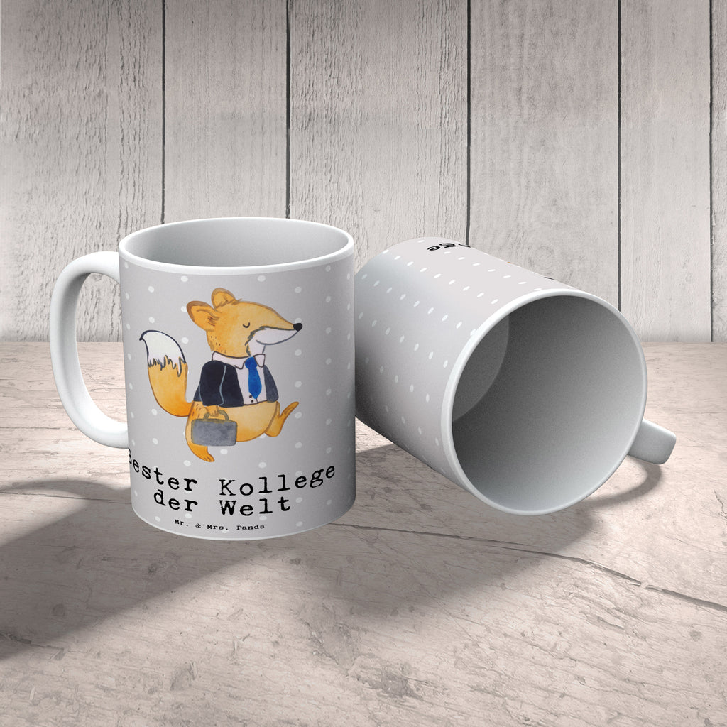 Tasse Fuchs Bester Kollege der Welt Becher, Kaffeetasse, Kaffeebecher, Tee, Frühstück, Büro, für, Dankeschön, Geschenk, Schenken, Geburtstag, Geburtstagsgeschenk, Geschenkidee, Danke, Bedanken, Mitbringsel, Freude machen, Geschenktipp, Arbeitskollege, Kollege, Abschiedsgeschenk, Ruhestand, Arbeit, Mitarbeiter, Berufsgenosse, Beruf