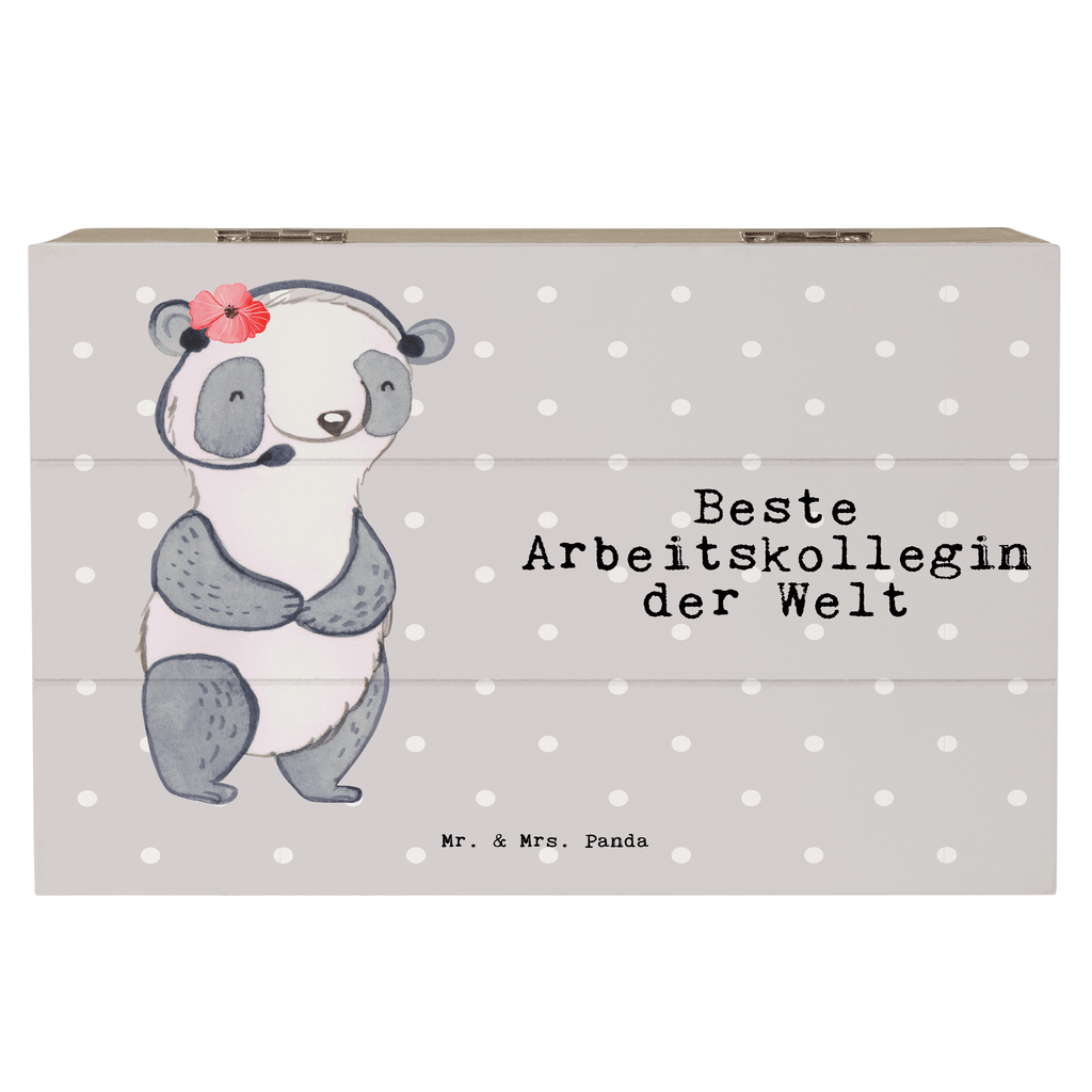 Holzkiste Panda Beste Arbeitskollegin der Welt Arbeitskollegin, Kollegin, Freundin, Büro, Abschiedsgeschenk, Ruhestand, Arbeit, Mitarbeiterin, Berufsgenossin, Beruf, Dankeschön, Büro Holzkiste, Kiste, Schatzkiste, Truhe, Schatulle, XXL,  Erinnerungsbox, Erinnerungskiste, Dekokiste, Aufbewahrungsbox  für, Dankeschön, Geschenk, Schenken, Geburtstag, Geburtstagsgeschenk, Geschenkidee, Danke, Bedanken, Mitbringsel, Freude machen, Geschenktipp