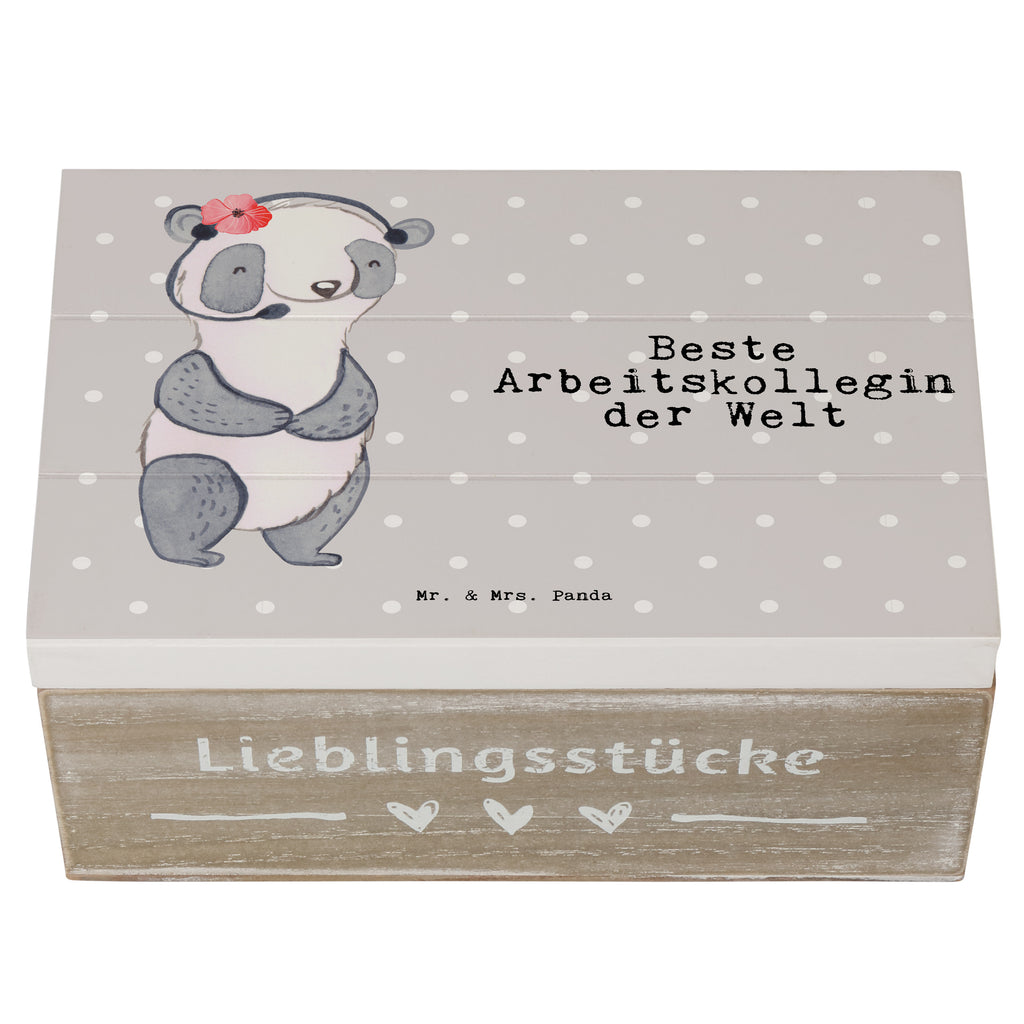 Holzkiste Panda Beste Arbeitskollegin der Welt Arbeitskollegin, Kollegin, Freundin, Büro, Abschiedsgeschenk, Ruhestand, Arbeit, Mitarbeiterin, Berufsgenossin, Beruf, Dankeschön, Büro Holzkiste, Kiste, Schatzkiste, Truhe, Schatulle, XXL,  Erinnerungsbox, Erinnerungskiste, Dekokiste, Aufbewahrungsbox  für, Dankeschön, Geschenk, Schenken, Geburtstag, Geburtstagsgeschenk, Geschenkidee, Danke, Bedanken, Mitbringsel, Freude machen, Geschenktipp