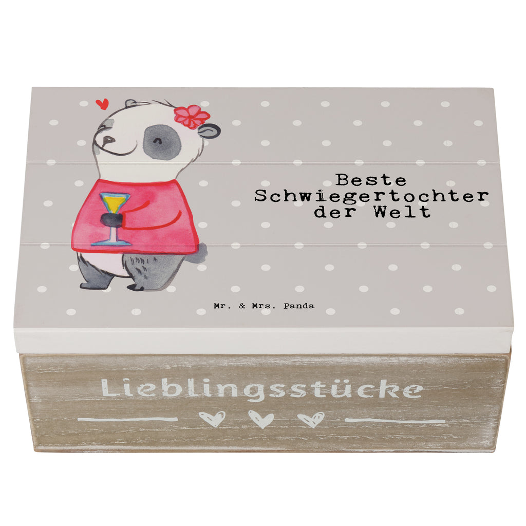 Holzkiste Panda Beste Schwiegertochter der Welt Schwiegertochter, Tochter, Ehefrau des Sohns, Frau, angeheiratet, Hochzeit, Dankeschön Holzkiste, Kiste, Schatzkiste, Truhe, Schatulle, XXL,  Erinnerungsbox, Erinnerungskiste, Dekokiste, Aufbewahrungsbox  für, Dankeschön, Geschenk, Schenken, Geburtstag, Geburtstagsgeschenk, Geschenkidee, Danke, Bedanken, Mitbringsel, Freude machen, Geschenktipp