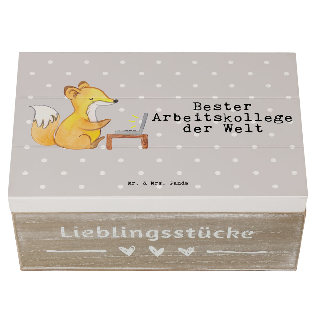 Holzkiste Fuchs Bester Arbeitskollege der Welt Arbeitskollege, Kollege, Büro, Abschiedsgeschenk, Ruhestand, Arbeit, Mitarbeiter, Berufsgenosse, Beruf, Dankeschön Holzkiste, Kiste, Schatzkiste, Truhe, Schatulle, XXL,  Erinnerungsbox, Erinnerungskiste, Dekokiste, Aufbewahrungsbox  für, Dankeschön, Geschenk, Schenken, Geburtstag, Geburtstagsgeschenk, Geschenkidee, Danke, Bedanken, Mitbringsel, Freude machen, Geschenktipp