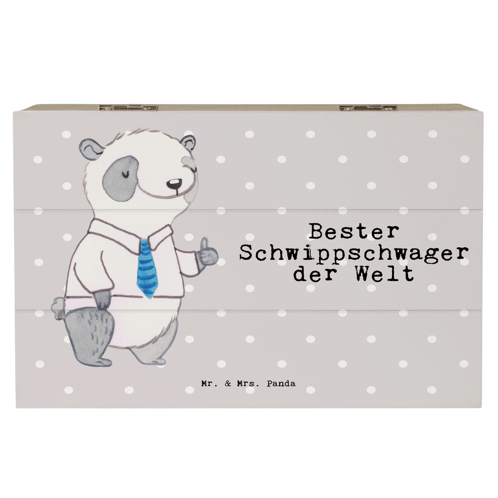 Holzkiste Panda Bester Schwippschwager der Welt Holzkiste, Kiste, Schatzkiste, Truhe, Schatulle, XXL, Erinnerungsbox, Erinnerungskiste, Dekokiste, Aufbewahrungsbox, für, Dankeschön, Geschenk, Schenken, Geburtstag, Geburtstagsgeschenk, Geschenkidee, Danke, Bedanken, Mitbringsel, Freude machen, Geschenktipp, Schwippschwager, Schwibschwager, Schwipschwager, Schwager, Schwager des Ehepartners, Familie, Verwandtschaft, angeheiratet