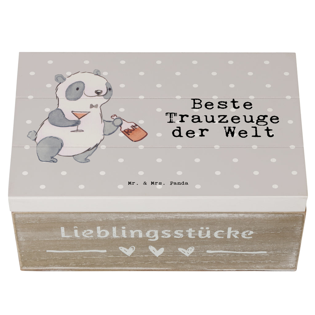 Holzkiste Panda Bester Trauzeuge der Welt Trauzeugen, Trauzeuge, Trauhzeugen, Hochzeit, Heirat, JGA, Trauung, Kirche, Standesamt, Dankeschön, Danke, Standesamt, Braut, Bräutigam Holzkiste, Kiste, Schatzkiste, Truhe, Schatulle, XXL,  Erinnerungsbox, Erinnerungskiste, Dekokiste, Aufbewahrungsbox  für, Dankeschön, Geschenk, Schenken, Geburtstag, Geburtstagsgeschenk, Geschenkidee, Danke, Bedanken, Mitbringsel, Freude machen, Geschenktipp