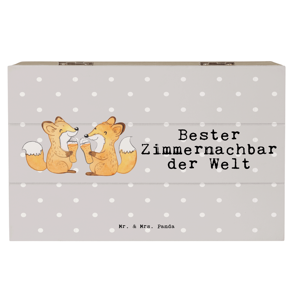 Holzkiste Fuchs Bester Zimmernachbar der Welt Zimmernachbar, Zimmernachbarn, Zimmer, Krankenhaus, Patient, Kollegin, Wohnheim, Nachbar, WG, Studentenwohnheim Holzkiste, Kiste, Schatzkiste, Truhe, Schatulle, XXL,  Erinnerungsbox, Erinnerungskiste, Dekokiste, Aufbewahrungsbox  für, Dankeschön, Geschenk, Schenken, Geburtstag, Geburtstagsgeschenk, Geschenkidee, Danke, Bedanken, Mitbringsel, Freude machen, Geschenktipp