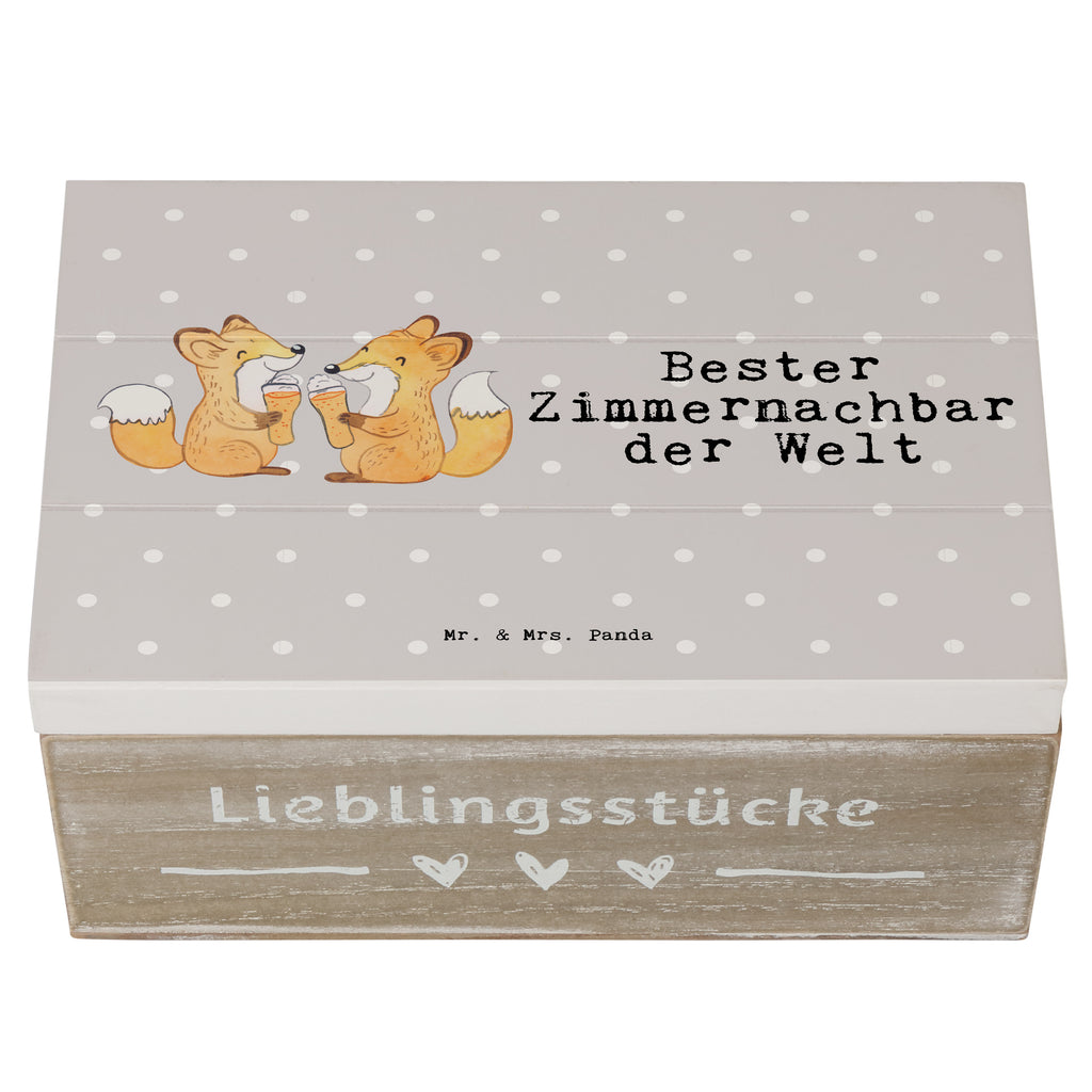 Holzkiste Fuchs Bester Zimmernachbar der Welt Zimmernachbar, Zimmernachbarn, Zimmer, Krankenhaus, Patient, Kollegin, Wohnheim, Nachbar, WG, Studentenwohnheim Holzkiste, Kiste, Schatzkiste, Truhe, Schatulle, XXL,  Erinnerungsbox, Erinnerungskiste, Dekokiste, Aufbewahrungsbox  für, Dankeschön, Geschenk, Schenken, Geburtstag, Geburtstagsgeschenk, Geschenkidee, Danke, Bedanken, Mitbringsel, Freude machen, Geschenktipp