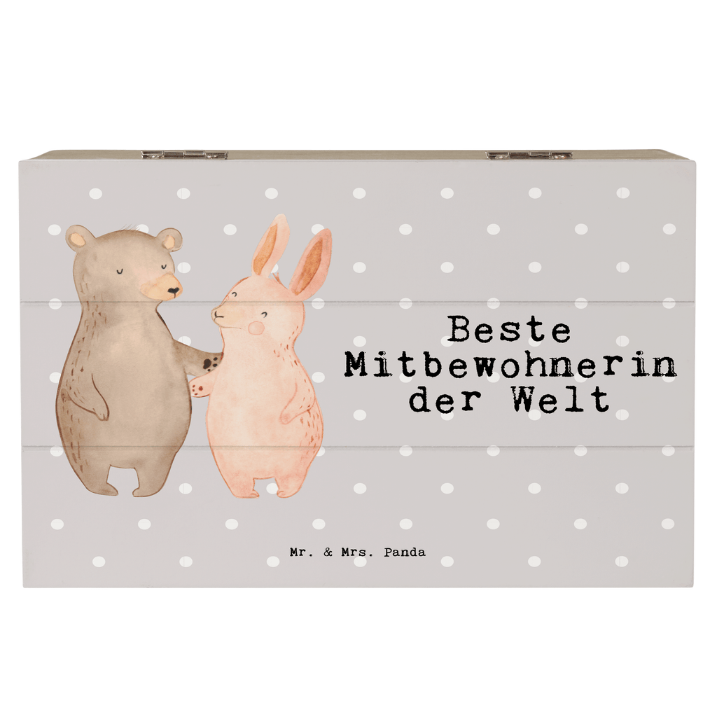 Holzkiste Hase Beste Mitbewohnerin der Welt Mitbewohnerin, WG, Zimmernachbarin, Wohngemeinschaft, WG-Bewohnerin, Zimmerkollegin, Zimmergenossin, Stubenkameradin Holzkiste, Kiste, Schatzkiste, Truhe, Schatulle, XXL,  Erinnerungsbox, Erinnerungskiste, Dekokiste, Aufbewahrungsbox  für, Dankeschön, Geschenk, Schenken, Geburtstag, Geburtstagsgeschenk, Geschenkidee, Danke, Bedanken, Mitbringsel, Freude machen, Geschenktipp