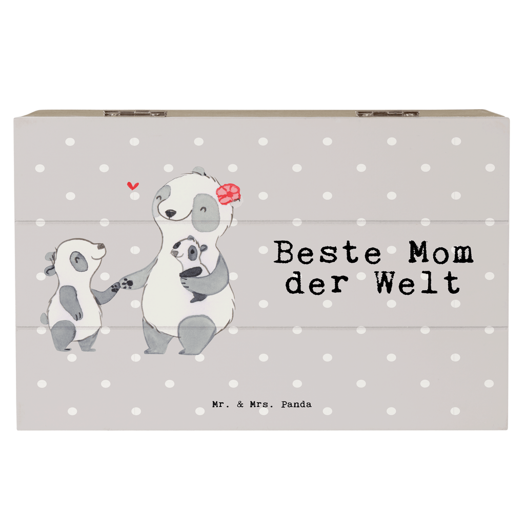 Holzkiste Panda Beste Mom der Welt Mom, Mommy, Mama, Mami, Mutter, Muttertag, Mutti, Ma, Tochter, Sohn, Dankeschön, Danke, Beste Mama, Beste, Supermama Holzkiste, Kiste, Schatzkiste, Truhe, Schatulle, XXL,  Erinnerungsbox, Erinnerungskiste, Dekokiste, Aufbewahrungsbox  für, Dankeschön, Geschenk, Schenken, Geburtstag, Geburtstagsgeschenk, Geschenkidee, Danke, Bedanken, Mitbringsel, Freude machen, Geschenktipp