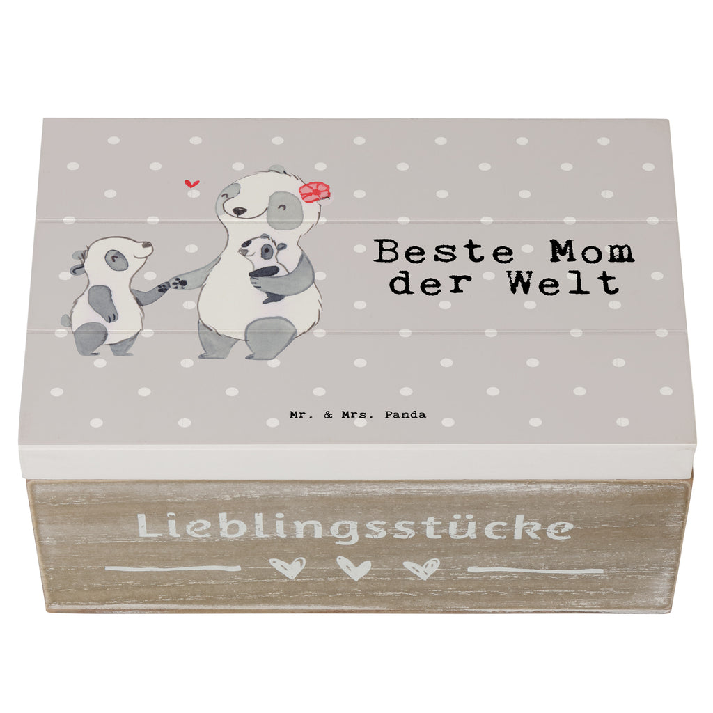 Holzkiste Panda Beste Mom der Welt Mom, Mommy, Mama, Mami, Mutter, Muttertag, Mutti, Ma, Tochter, Sohn, Dankeschön, Danke, Beste Mama, Beste, Supermama Holzkiste, Kiste, Schatzkiste, Truhe, Schatulle, XXL,  Erinnerungsbox, Erinnerungskiste, Dekokiste, Aufbewahrungsbox  für, Dankeschön, Geschenk, Schenken, Geburtstag, Geburtstagsgeschenk, Geschenkidee, Danke, Bedanken, Mitbringsel, Freude machen, Geschenktipp