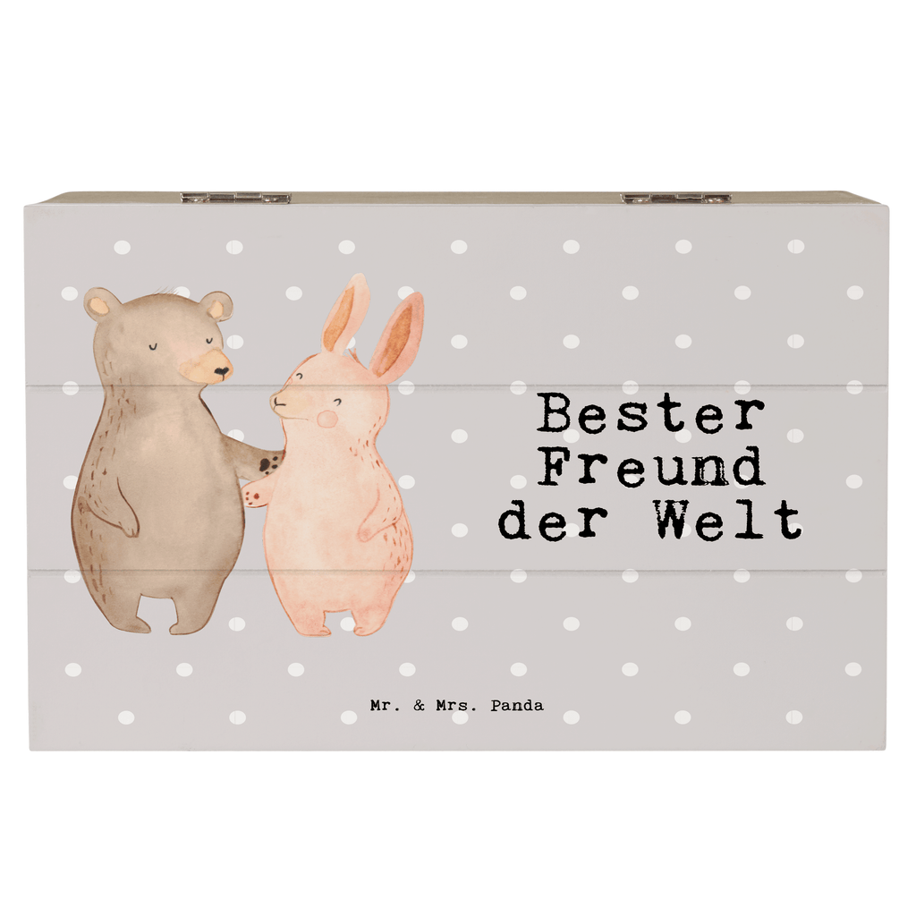 Holzkiste Hase Bester Freund der Welt Freund, Mann, Ehemann, Kumpel, Bro, Lebensgefährte, Partner, Lieblingsmensch, Liebe, Herz, Love Holzkiste, Kiste, Schatzkiste, Truhe, Schatulle, XXL,  Erinnerungsbox, Erinnerungskiste, Dekokiste, Aufbewahrungsbox  für, Dankeschön, Geschenk, Schenken, Geburtstag, Geburtstagsgeschenk, Geschenkidee, Danke, Bedanken, Mitbringsel, Freude machen, Geschenktipp