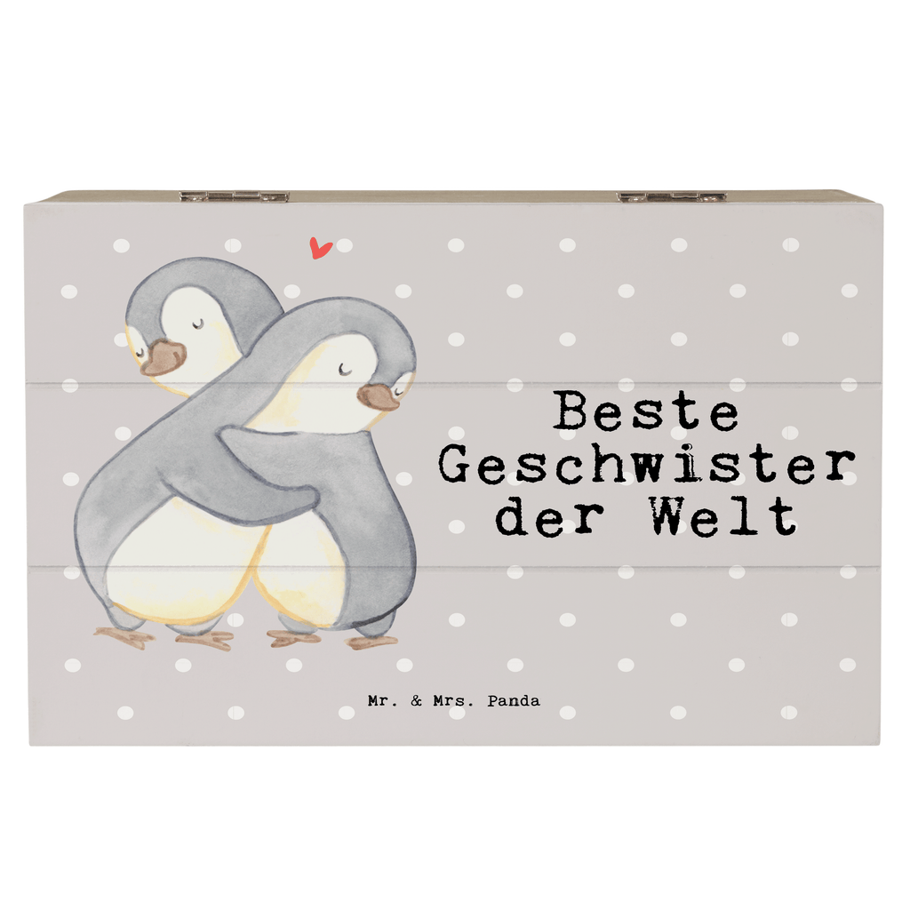 Holzkiste Pinguin Beste Geschwister der Welt Geschwister, Geschwisterchen, Bruder, Schwester, Schwestern, Brüder, Familie, Nachwuchs, Geburtstagsgeschenk, Geburtstag,  Holzkiste, Kiste, Schatzkiste, Truhe, Schatulle, XXL,  Erinnerungsbox, Erinnerungskiste, Dekokiste, Aufbewahrungsbox  für, Dankeschön, Geschenk, Schenken, Geburtstag, Geburtstagsgeschenk, Geschenkidee, Danke, Bedanken, Mitbringsel, Freude machen, Geschenktipp