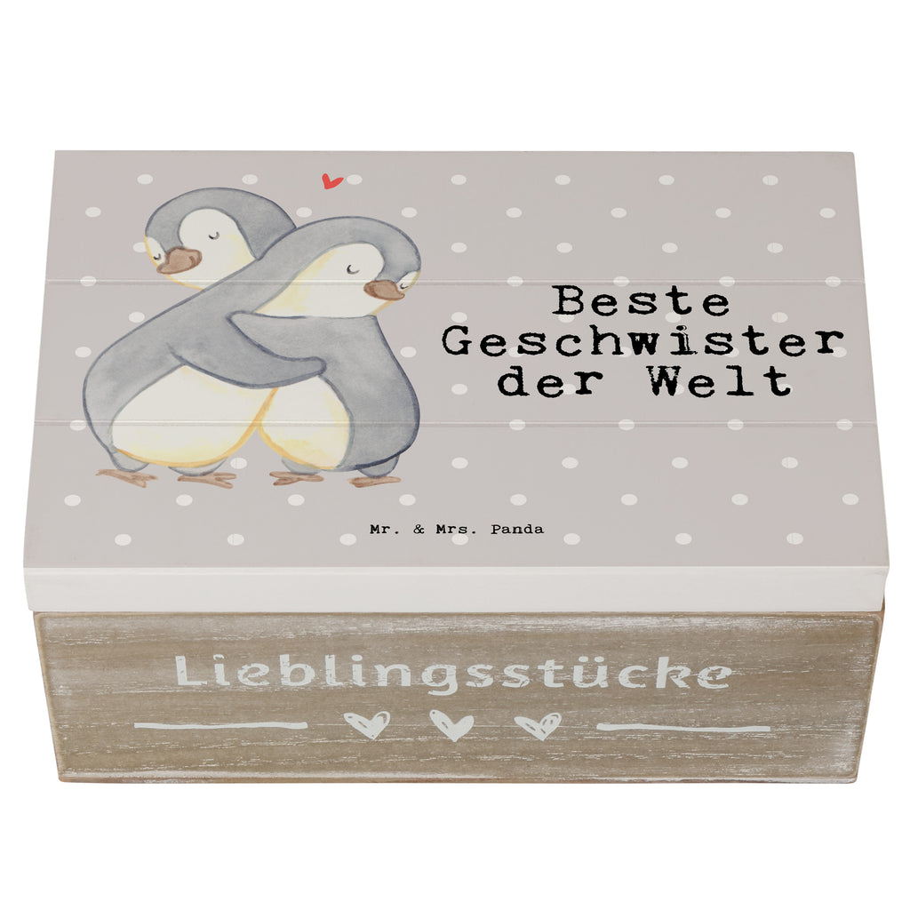 Holzkiste Pinguin Beste Geschwister der Welt Geschwister, Geschwisterchen, Bruder, Schwester, Schwestern, Brüder, Familie, Nachwuchs, Geburtstagsgeschenk, Geburtstag,  Holzkiste, Kiste, Schatzkiste, Truhe, Schatulle, XXL,  Erinnerungsbox, Erinnerungskiste, Dekokiste, Aufbewahrungsbox  für, Dankeschön, Geschenk, Schenken, Geburtstag, Geburtstagsgeschenk, Geschenkidee, Danke, Bedanken, Mitbringsel, Freude machen, Geschenktipp