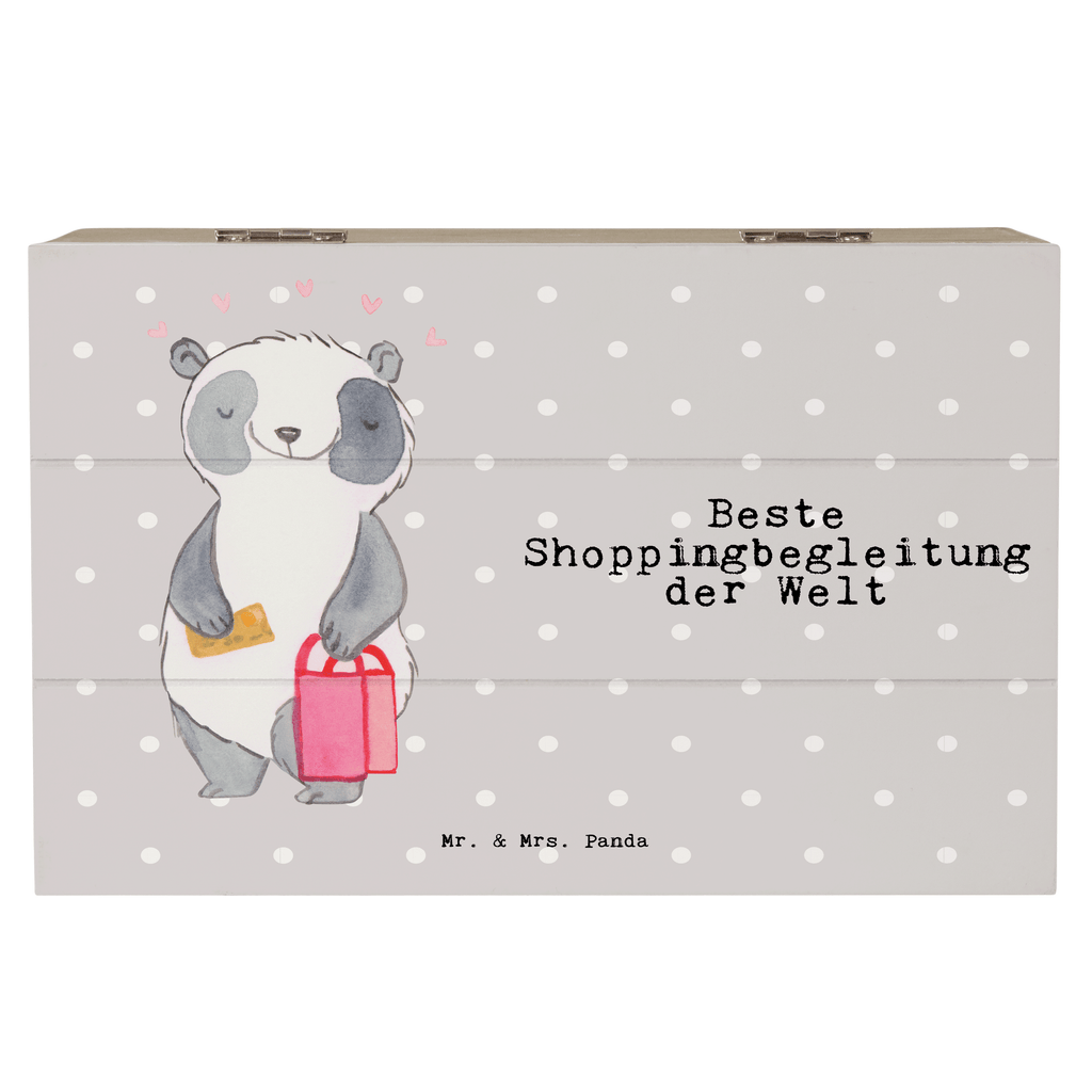 Holzkiste Panda Beste Shoppingbegleitung der Welt Shoppingbegleitung, Shoppingpartner, Begleitung, Shoppen, Partner, Freundin, Freund, bff, Shopping, Einkaufen, Shopping-Queen, Queen, Bester,   Holzkiste, Kiste, Schatzkiste, Truhe, Schatulle, XXL,  Erinnerungsbox, Erinnerungskiste, Dekokiste, Aufbewahrungsbox  für, Dankeschön, Geschenk, Schenken, Geburtstag, Geburtstagsgeschenk, Geschenkidee, Danke, Bedanken, Mitbringsel, Freude machen, Geschenktipp