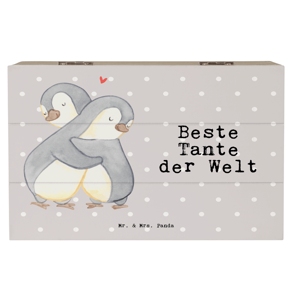 Holzkiste Pinguin Beste Tante der Welt Tante, Patentante, Paten Tante, Lieblingstante, Taufpartner, Taufe, Familie, Geschenk, Mitbringsel, Kleinigkeit, Dankeschön, Nichte, Neffe Holzkiste, Kiste, Schatzkiste, Truhe, Schatulle, XXL,  Erinnerungsbox, Erinnerungskiste, Dekokiste, Aufbewahrungsbox  für, Dankeschön, Geschenk, Schenken, Geburtstag, Geburtstagsgeschenk, Geschenkidee, Danke, Bedanken, Mitbringsel, Freude machen, Geschenktipp