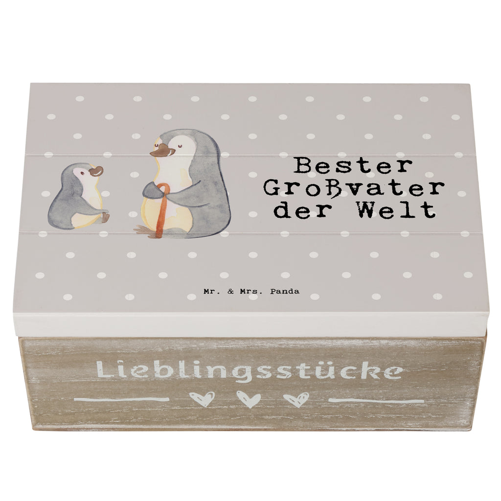 Holzkiste Pinguin Bester Großvater der Welt Großvater, Grossvater, Opa, Opi. Großpapa, Großeltern, enkel, Enkelin, Enkelkind, Geschenk, Geburtstag, Kleinigkeit, Oppa, Oppi, Bester, Mitbringsel Holzkiste, Kiste, Schatzkiste, Truhe, Schatulle, XXL,  Erinnerungsbox, Erinnerungskiste, Dekokiste, Aufbewahrungsbox  für, Dankeschön, Geschenk, Schenken, Geburtstag, Geburtstagsgeschenk, Geschenkidee, Danke, Bedanken, Mitbringsel, Freude machen, Geschenktipp