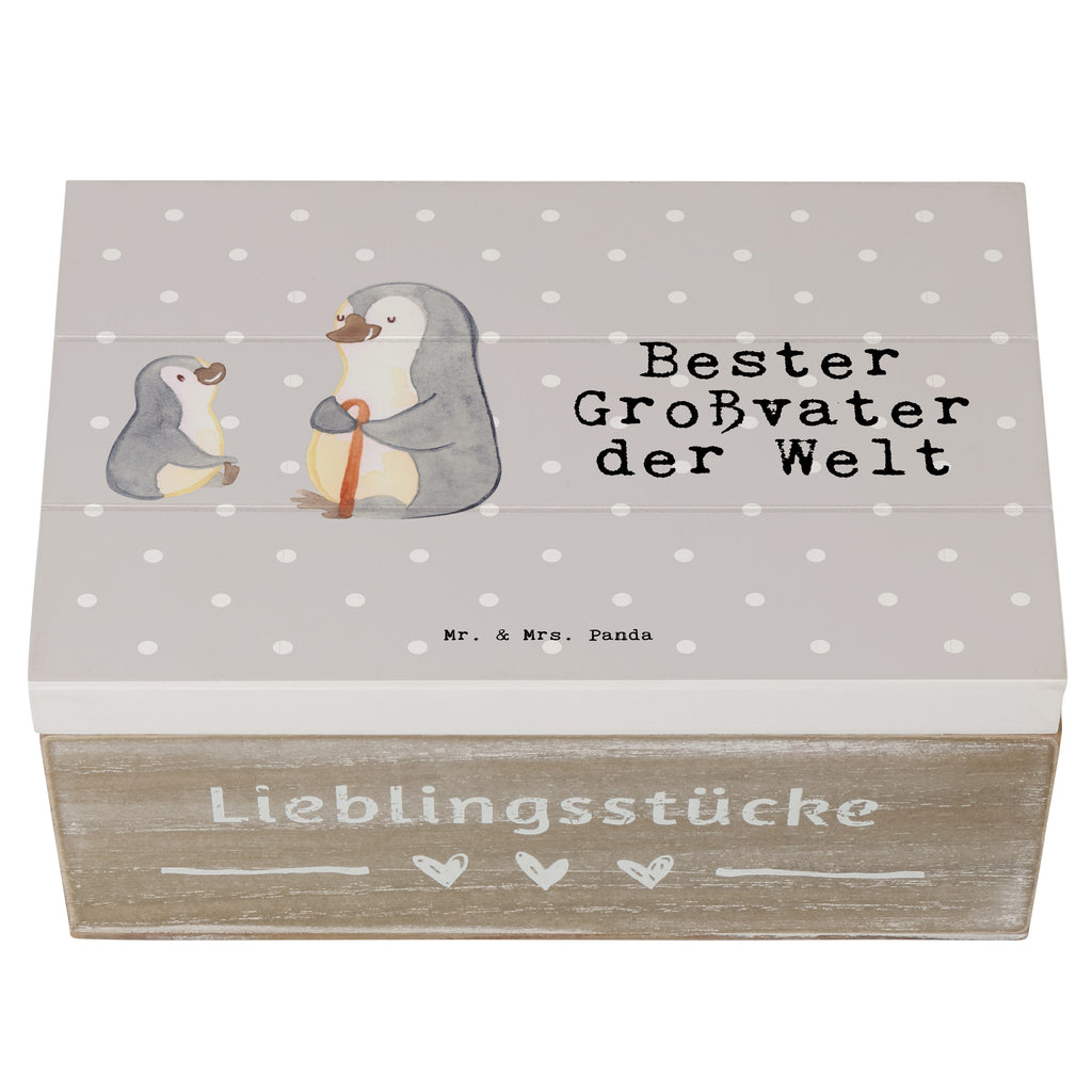 Holzkiste Pinguin Bester Großvater der Welt Großvater, Grossvater, Opa, Opi. Großpapa, Großeltern, Enkel, Enkelin, Enkelkind, Geschenk, Geburtstag, Kleinigkeit, Oppa, Oppi, Bester, Mitbringsel Holzkiste, Kiste, Schatzkiste, Truhe, Schatulle, XXL,  Erinnerungsbox, Erinnerungskiste, Dekokiste, Aufbewahrungsbox  für, Dankeschön, Geschenk, Schenken, Geburtstag, Geburtstagsgeschenk, Geschenkidee, Danke, Bedanken, Mitbringsel, Freude machen, Geschenktipp