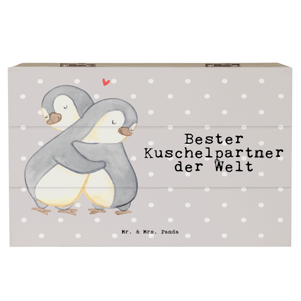 Holzkiste Pinguin Bester Kuschelpartner der Welt Kuschelpartner, Lebenspartner, Ehepartner, Partner, Ehemann, Ehefrau, Kuscheln, Netflix, Bett, Liebe, Freund, Freundin, Hochzeitstag, verliebt Holzkiste, Kiste, Schatzkiste, Truhe, Schatulle, XXL,  Erinnerungsbox, Erinnerungskiste, Dekokiste, Aufbewahrungsbox  für, Dankeschön, Geschenk, Schenken, Geburtstag, Geburtstagsgeschenk, Geschenkidee, Danke, Bedanken, Mitbringsel, Freude machen, Geschenktipp