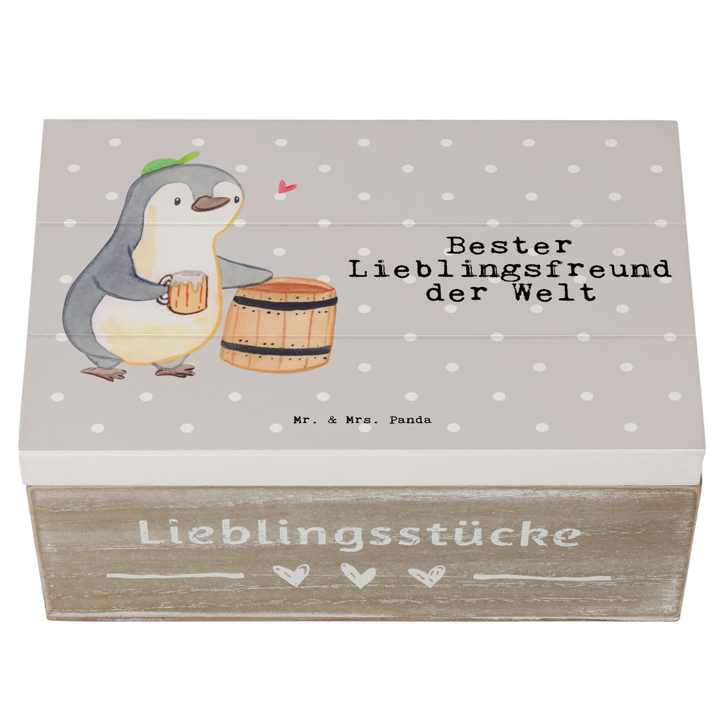 Holzkiste Pinguin Bester Lieblingsfreund der Welt Lieblingsfreund, Freund, Partner, Lieblingsmensch, Lieblings Mensch, Liebling, Partner, Bae, bester Freund, Liebe, Herz, Love Holzkiste, Kiste, Schatzkiste, Truhe, Schatulle, XXL,  Erinnerungsbox, Erinnerungskiste, Dekokiste, Aufbewahrungsbox  für, Dankeschön, Geschenk, Schenken, Geburtstag, Geburtstagsgeschenk, Geschenkidee, Danke, Bedanken, Mitbringsel, Freude machen, Geschenktipp