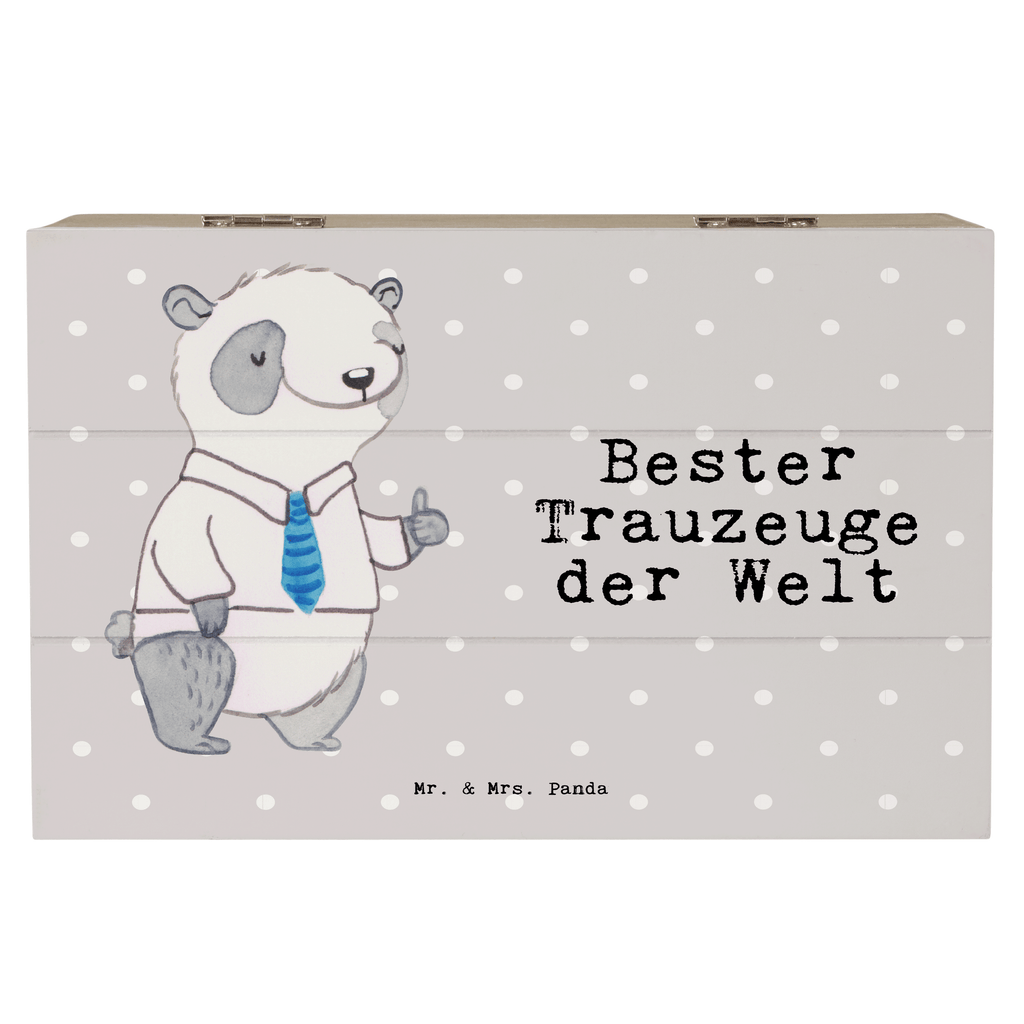 Holzkiste Panda Bester Trauzeuge der Welt Trauzeuge, Trauhzeuge, Hochzeit, Heirat, JGA, Trauung, Kirche, Standesamt, Dankeschön, Standesamt, Braut, Bräutigam Holzkiste, Kiste, Schatzkiste, Truhe, Schatulle, XXL,  Erinnerungsbox, Erinnerungskiste, Dekokiste, Aufbewahrungsbox  für, Dankeschön, Geschenk, Schenken, Geburtstag, Geburtstagsgeschenk, Geschenkidee, Danke, Bedanken, Mitbringsel, Freude machen, Geschenktipp