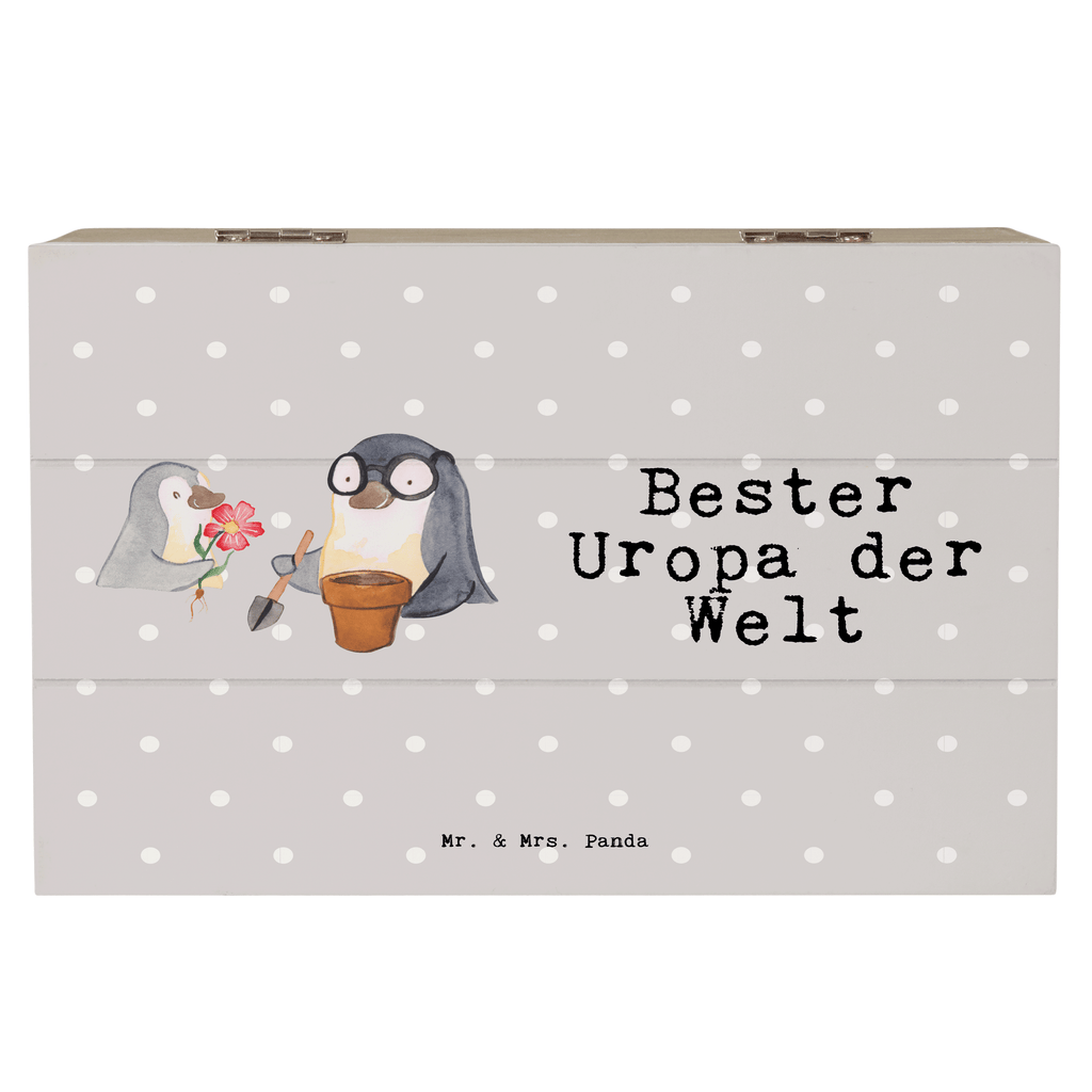 Holzkiste Pinguin Bester Uropa der Welt Uropa, Uhropa, Ur Opa, Urgroßeltern, Grossvater, Großvater, Opa, Opi. Großpapa, Großeltern, Enkel, Enkelin, Enkelkind, Geschenk, Geburtstag, Kleinigkeit, Oppa, Oppi, Bester, Mitbringsel, Uropa Mitbringsel Holzkiste, Kiste, Schatzkiste, Truhe, Schatulle, XXL,  Erinnerungsbox, Erinnerungskiste, Dekokiste, Aufbewahrungsbox  für, Dankeschön, Geschenk, Schenken, Geburtstag, Geburtstagsgeschenk, Geschenkidee, Danke, Bedanken, Mitbringsel, Freude machen, Geschenktipp