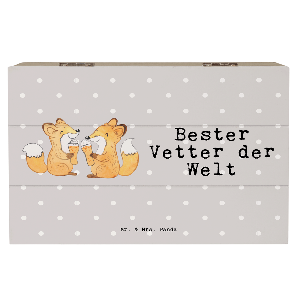 Holzkiste Fuchs Bester Vetter der Welt Vetter, Cousin, Kousin, Sohn von Onkel, Sohn von Tante, Familie, Verwandtschaft, Cousine Holzkiste, Kiste, Schatzkiste, Truhe, Schatulle, XXL,  Erinnerungsbox, Erinnerungskiste, Dekokiste, Aufbewahrungsbox  für, Dankeschön, Geschenk, Schenken, Geburtstag, Geburtstagsgeschenk, Geschenkidee, Danke, Bedanken, Mitbringsel, Freude machen, Geschenktipp