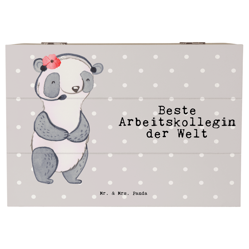 Holzkiste Panda Beste Arbeitskollegin der Welt Arbeitskollegin, Kollegin, Freundin, Büro, Abschiedsgeschenk, Ruhestand, Arbeit, Mitarbeiterin, Berufsgenossin, Beruf, Dankeschön, Büro Holzkiste, Kiste, Schatzkiste, Truhe, Schatulle, XXL,  Erinnerungsbox, Erinnerungskiste, Dekokiste, Aufbewahrungsbox  für, Dankeschön, Geschenk, Schenken, Geburtstag, Geburtstagsgeschenk, Geschenkidee, Danke, Bedanken, Mitbringsel, Freude machen, Geschenktipp